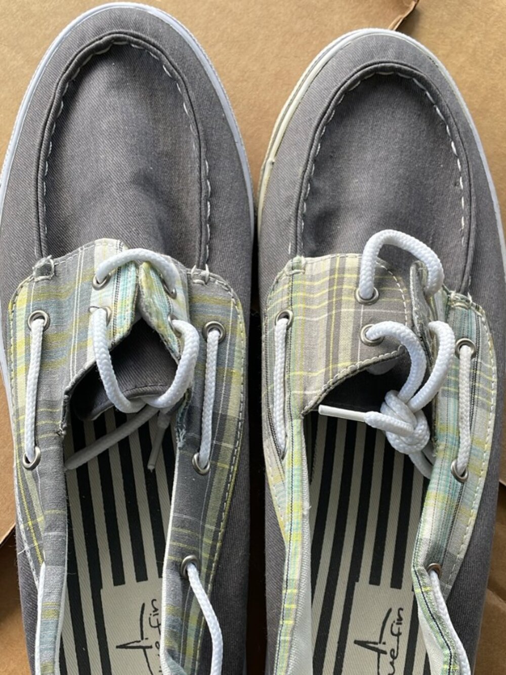 Blue Fin Scuttle Boat Shoes Size 11